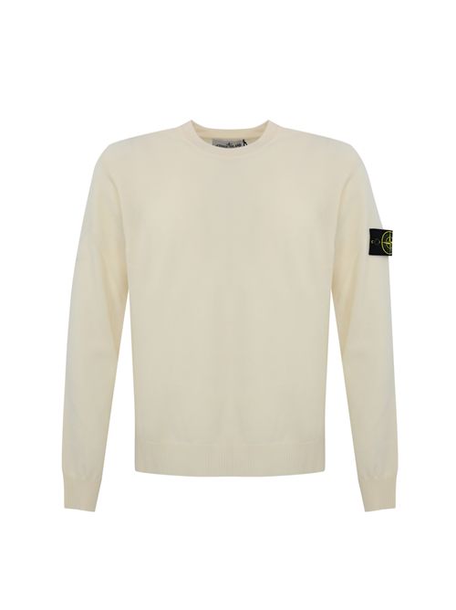 Maglione 5100001 in lana RWS Stretch Ivory STONE ISLAND | 5100001S00A1V0093